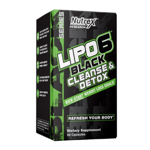 Nutrex Research, LIPO-6 Black Cleanse & Detox, 60 Capsules