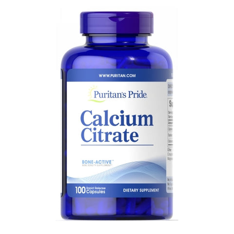 Puritan's Pride, Calcium Citrate, 100 Capsules
