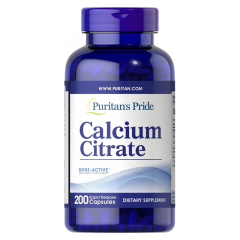 Puritan's Pride, Calcium Citrate, 200 Capsules