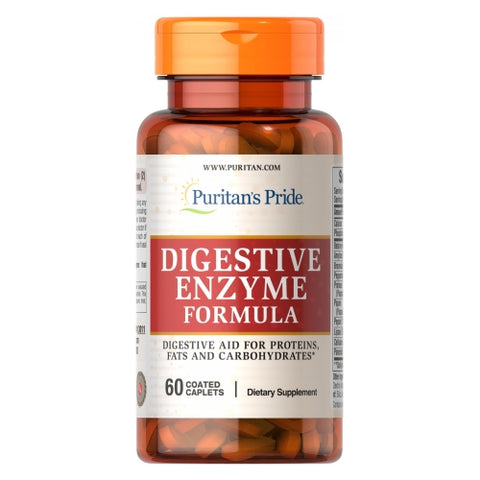 Puritan's Pride, Super Strength Multi Enzyme, 60 Caplets
