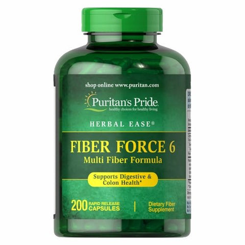 Puritan's Pride, Fiber Force, 200 Capsules