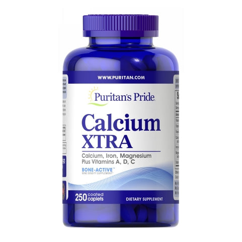 Puritan's Pride, Calcium Xtra, 250 Caplets