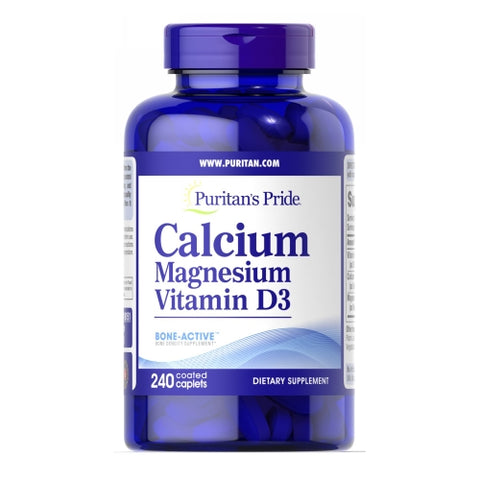 Puritan's Pride, Calcium Magnesium with Vitamin D, 240 Caplets