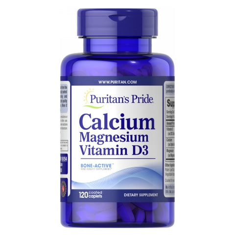Puritan's Pride, Calcium Magnesium with Vitamin D, 120 Caplets