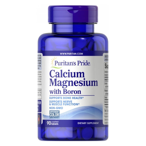 Puritan's Pride, Calcium Magnesium Plus Boron, 90 Tablets