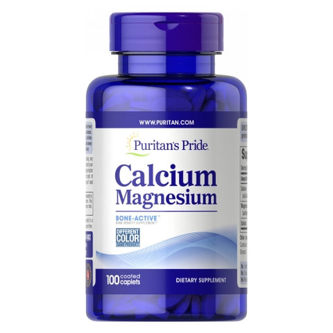 Puritan's Pride, Calcium Magnesium, 100 Caplets