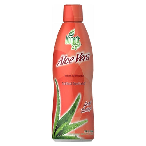 Puritan's Pride, Aloe Vera Drink Natural Papaya Flavor, 32 oz