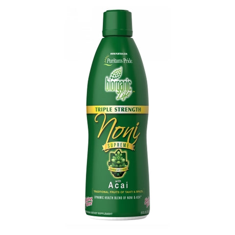 Puritan's Pride, Triple Strength Noni Supreme Juice with Acai, 100 Softgels