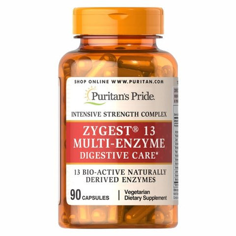 Puritan's Pride, Zygest 13 Multi-Enzyme, 60 Capsules