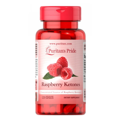 Puritan's Pride, Raspberry Ketones, 100 mg, 120 Rapid Release Capsules