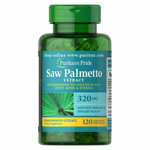 Puritan's Pride, Saw Palmetto Standardized Extract, 320 mg, 120 Softgels