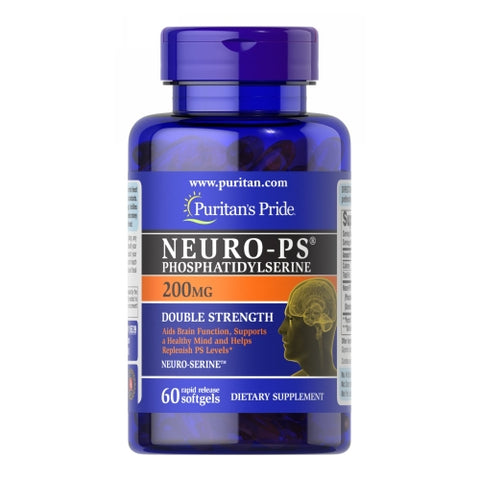 Puritan's Pride, Neuro-PS (Phosphatidylserine), 200 mg, 60 Softgels