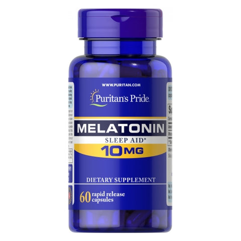 Puritan's Pride, Melatonin, 10 mg, 60 Capsules