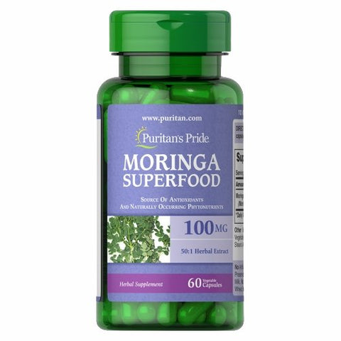 Puritan's Pride, Moringa, 100 gm, 60 Vegi Caps