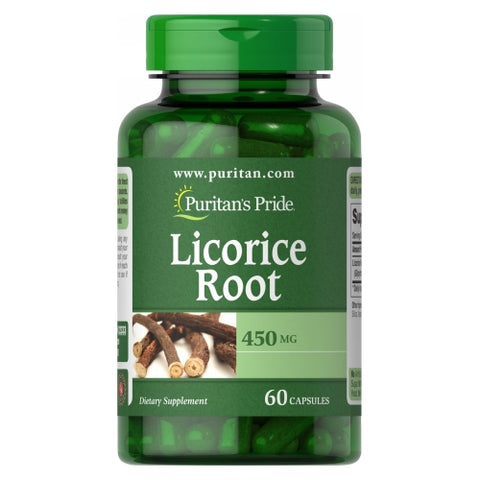 Puritan's Pride, Licorice Root, 450 mg, 60 Capsules