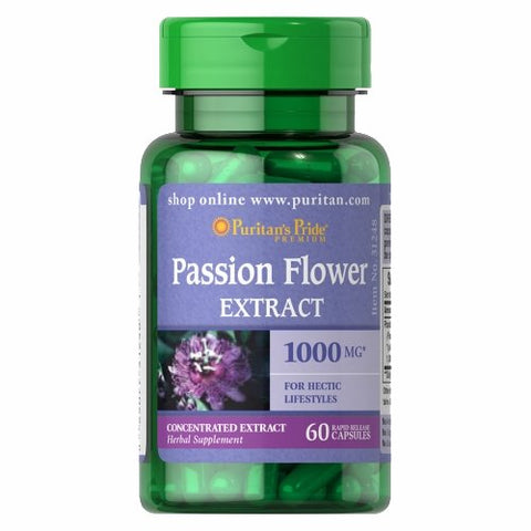 Puritan's Pride, Passion Flower, 1000 mg, 60 Capsules