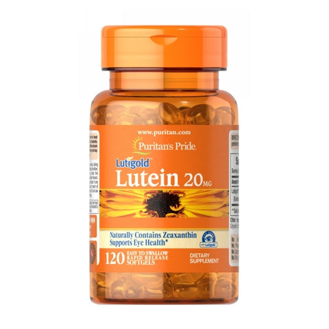 Puritan's Pride, Lutein with Zeaxanthin, 20 mg, 120 Softgels