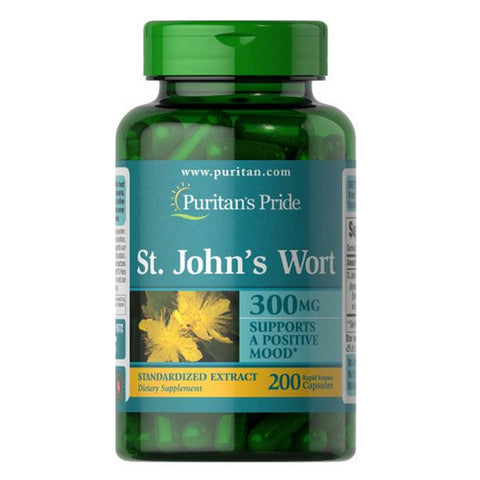 Puritan's Pride, St. John's Wort Standardized Extract, 300 mg, 200 Capsules