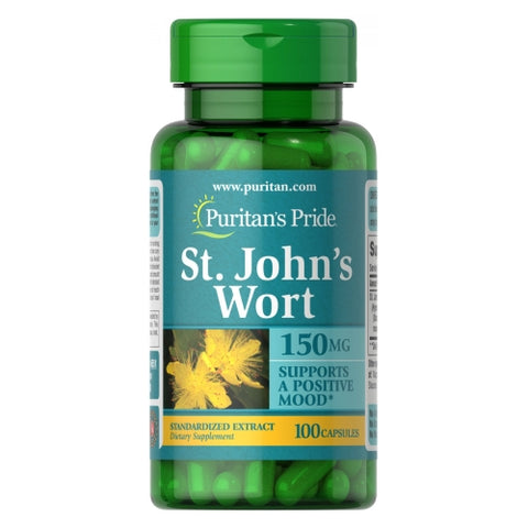 Puritan's Pride, St. John's Wort Standardized Extract, 150 mg, 100 Capsules