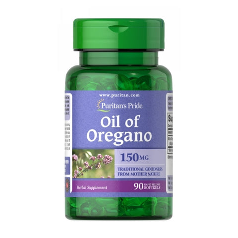 Puritan's Pride, Oil of Oregano, 150 mg, 90 Softgels