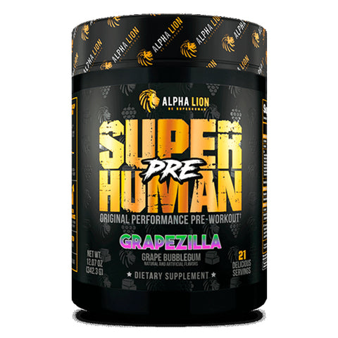 Alpha Lion, Superhuman Pre, Grapezilla 21 Servings