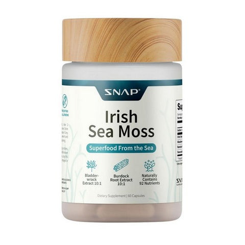 Snap Supplements, Irish Sea Moss, 60 Caps