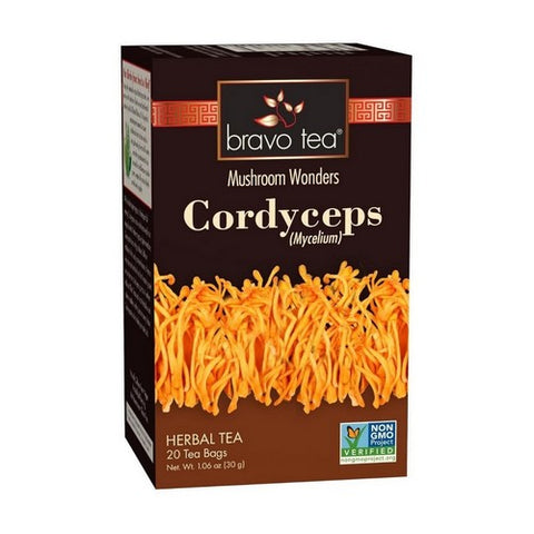 Bravo Tea & Herbs, Cordyceps Tea, 20 Bags