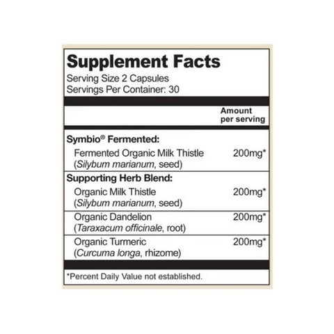 Living Alchemy, Whole Food Fermented Milk Thistle, 60 Caps