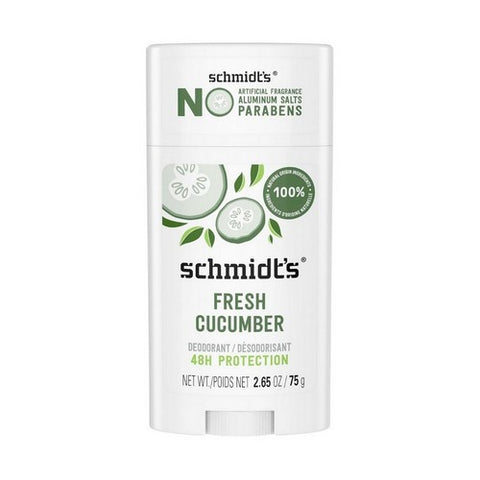 Schmidts, Deodorant Stick Fresh Cucumber, 2.65 Oz