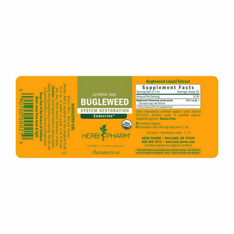 Herb Pharm, Bugleweed Extract, 1 Oz