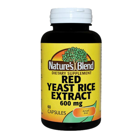 Nature's Blend, Red Yeast Rice Extract, 600 mg, 60 Caps