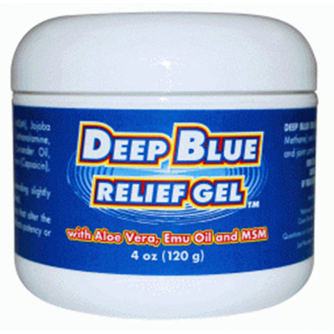 Nature's Blend, Deep Blue Relief Gel With Emu Oil, Msm, & Aloe Vera, 4 Oz