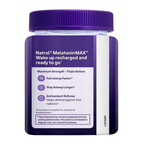 Natrol, Melatoninmax Blueberry, 10 Mg, 50 Count