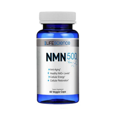 1Lifescience, NMN500, 60 VegCaps