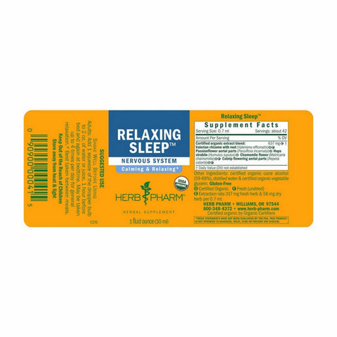 Herb Pharm, Relaxing Sleep Tonic, 1 oz