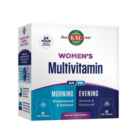 Kal, Multivitamin Am/Pm Women's, 2x60 Count