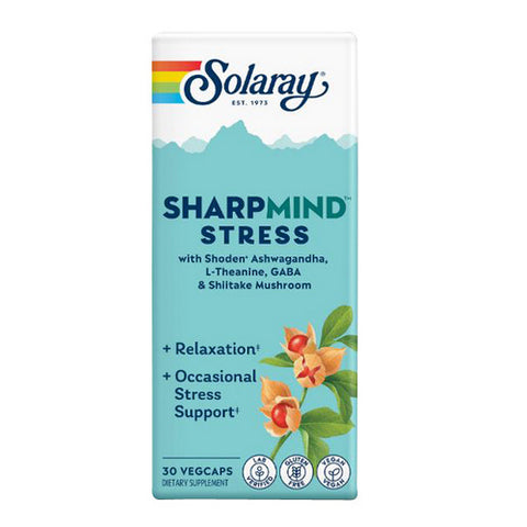 Solaray, SharpMind Stress, 30 Count