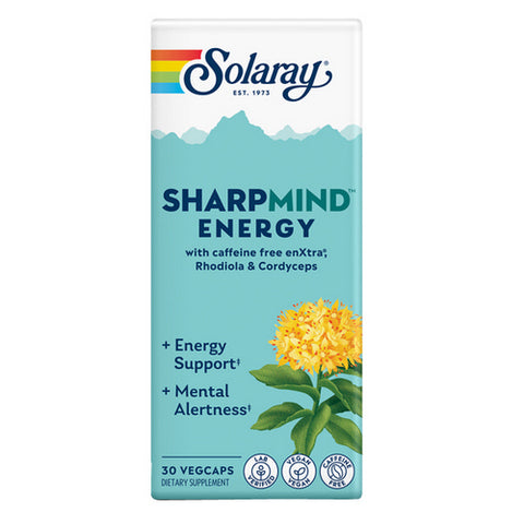 Solaray, SharpMind Energy, 30 Count