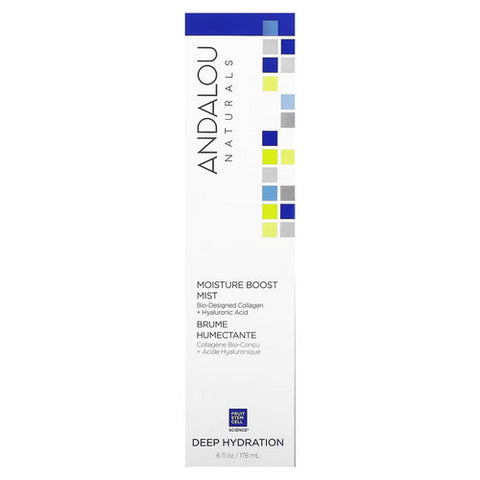 Andalou Naturals, Deep Hydration Moisture Boost Mist, 6 Oz