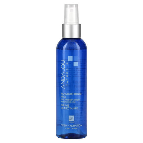 Andalou Naturals, Deep Hydration Moisture Boost Mist, 6 Oz