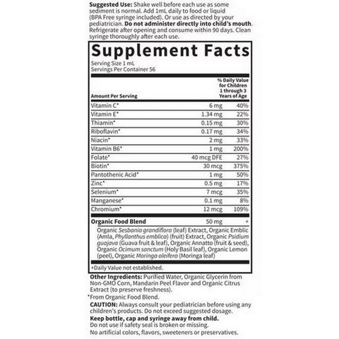 Garden of Life, Organic baby multivitamin, 1.9 Oz
