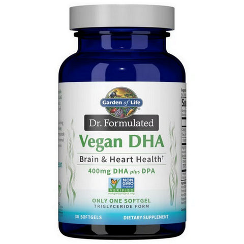 Garden of Life, Dr. Formulated Vegan DHA, 30 Softgels