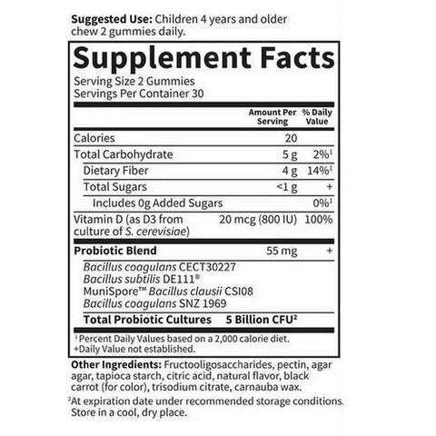 Garden of Life, Dr. Formulated Probiotics Kids Strawberry, 5 Billion, 60 Gummies