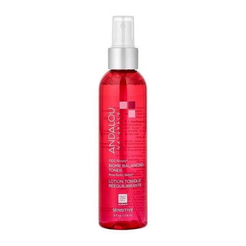 Andalou Naturals, 1000 Roses Biome Balancing Toner, 6 Oz