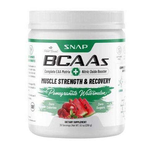 Snap Supplements, BCAA Powder Pomegranate Watermelon, 267 Grams