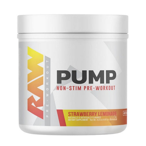 Raw Nutrition, Pump Non-Stim Strawberry Lemonade, 16.57 Oz