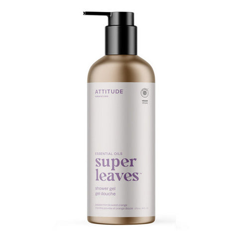 Oceanly, Shower Gel Peppermint & Sweet Orange, 16 Oz