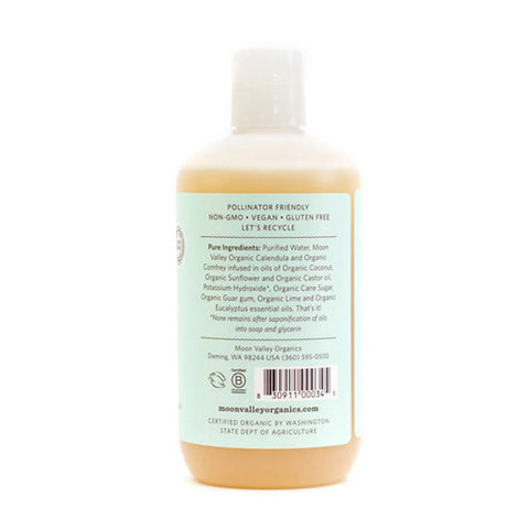 Moon Valley Organics, Herbal Body Wash Eucalyptus Lime, 12.9 Oz
