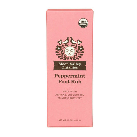Moon Valley Organics, Foot Rub Peppermint, 1.7 Oz