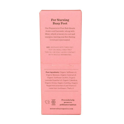 Moon Valley Organics, Foot Rub Peppermint, 1.7 Oz